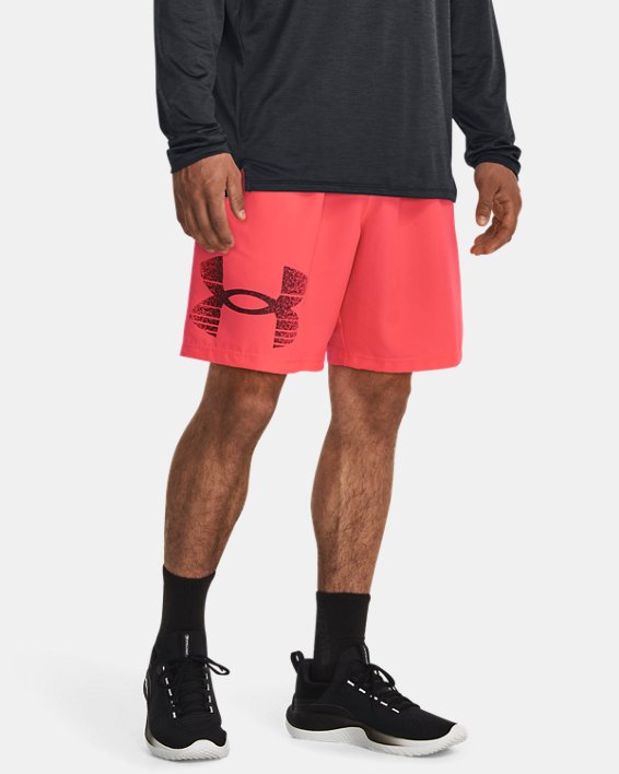 Shorts UA Woven Graphic para hombre, Red, pdpMainDesktop image number 0